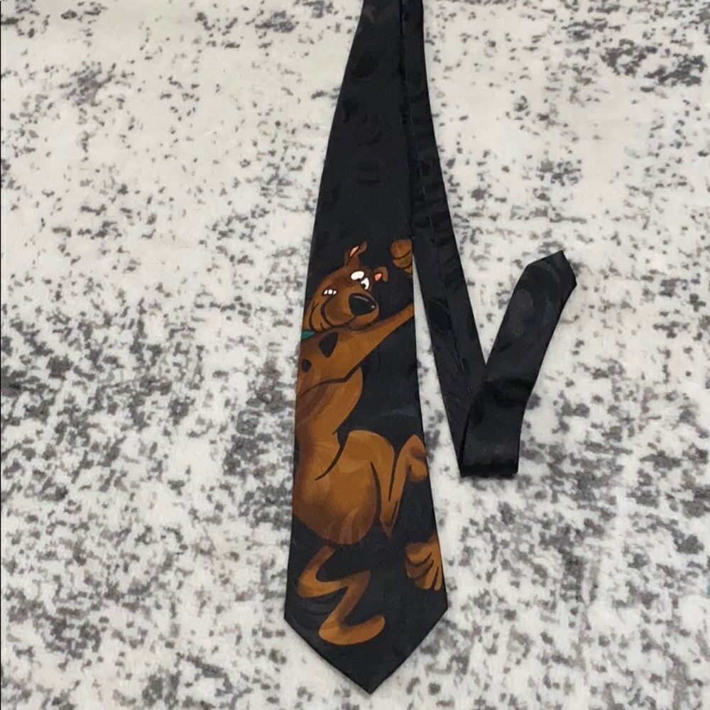 Vintage Scooby-Doo 1998 Black Tie EUC official merchandise